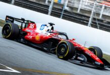 F1 2026: Ferrari joins Day 2 in Barcelona hampered by rain F1, 2026, Barcelona, Barcelona Shakedown