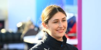 Lia Block i Alex Gelsomino competixen junts al Sno*Drift Rally