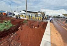 Collaboration of inmates in cleaning tasks in Goiânia ahead of the MotoGP in Brazil