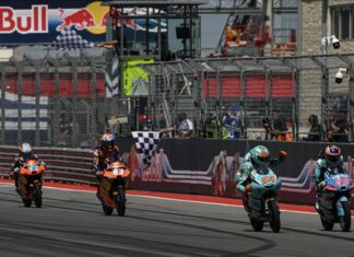 Pini pockets last corner win in Moto3 COTA classic