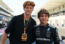 Estrellas de la F1 asisten a un partido de Jannik Sinner en el Rolex Monte-Carlo Masters