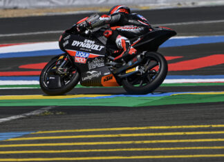 Moto3™: Muñoz shines at Le Mans for Friday honours in France