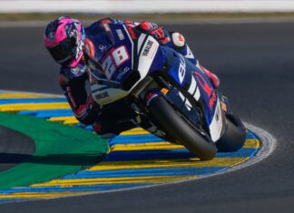 On song Guevara clinches debut Moto2 pole