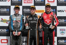 Fred Green extends his lead in the GB4 at a tense Oulton Park