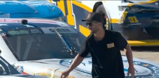 Un aficionat detingut després d’entrar al circuit de NASCAR i saludar un pilot