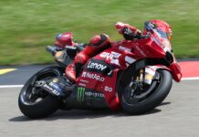 Marc Márquez leads the first day of the GP of Germany with three Ducatis in the top four
