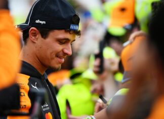 Lando Norris celebrates his childhood dream at the Goodwood Festival of Speed