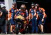 Maverick Viñales seeking support after the German GP