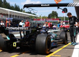 Mercedes busca millorar el rendiment de George Russell després d’un divendres complicat al GP de Bèlgica