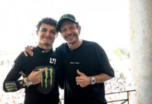 Lando Norris receives emotional praise from MotoGP icon Valentino Rossi