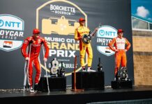 Official results of the 2026 IndyCar race in Nashville