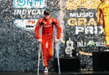 Josef Newgarden edges close to triumph in Nashville but finishes second