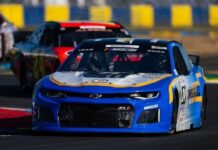 JC France wins the intense NASCAR Classic race at Le Mans