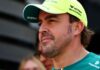Fernando Alonso driving his $5.9 million Lamborghini through Monaco