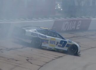 Chase Elliott’s Accident During NASCAR Cup Practice in Iowa