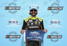Ryan Blaney secures pole in Iowa with a quick time