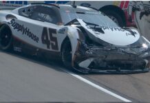 Tyler Reddick acknowledges a costly mistake during the Iowa race