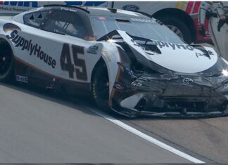 Tyler Reddick reconoce un error que le costó caro durante la carrera en Iowa