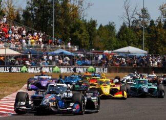 Rosenqvist and Power criticize IndyCar traffic rules after podium in Portland
