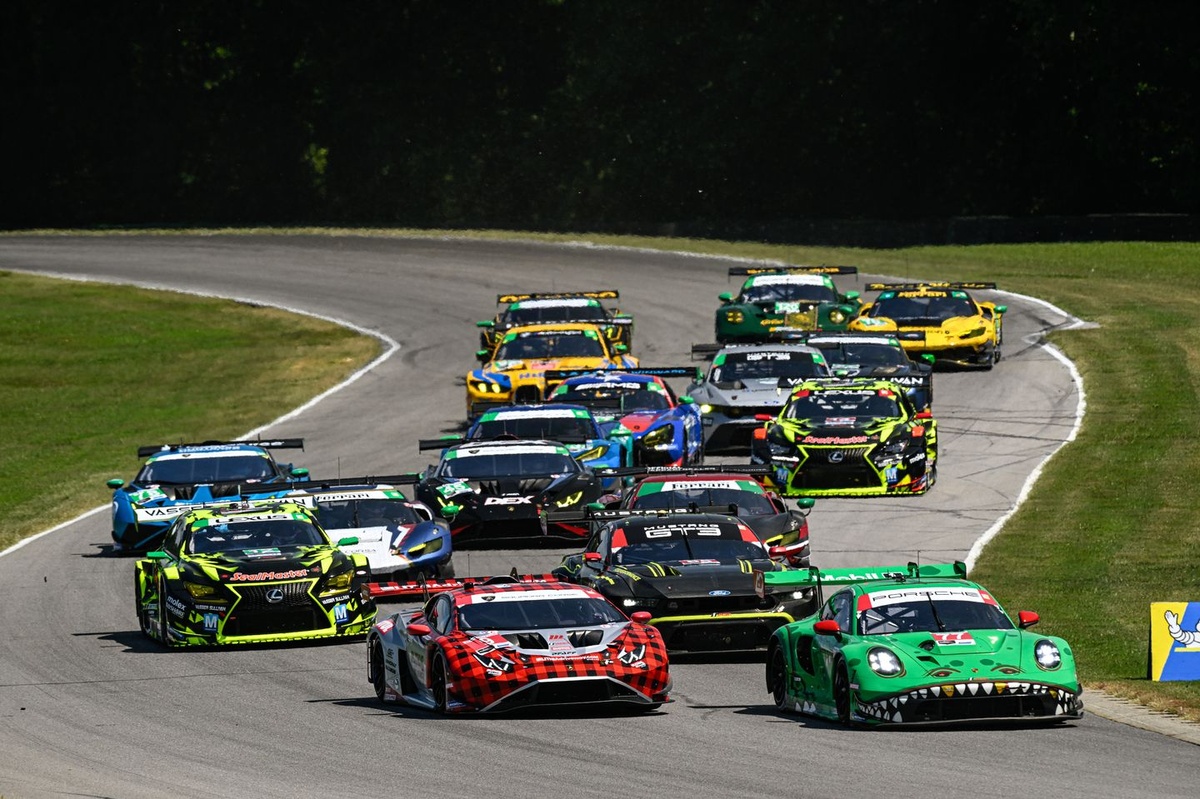 Els 23 vehicles s’apunten a la cita GT d’IMSA al Virginia International Raceway