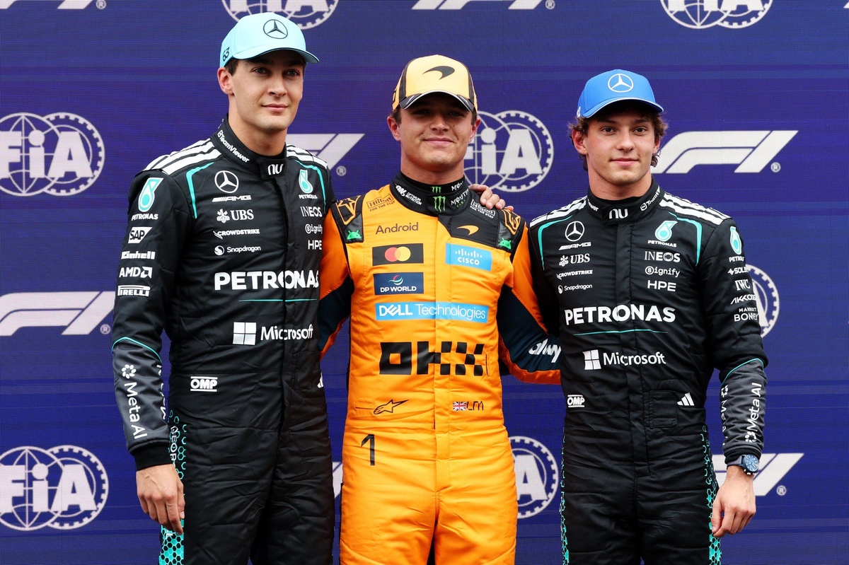 Fête sur la grille de départ du GP des Pays-Bas de F1 2026