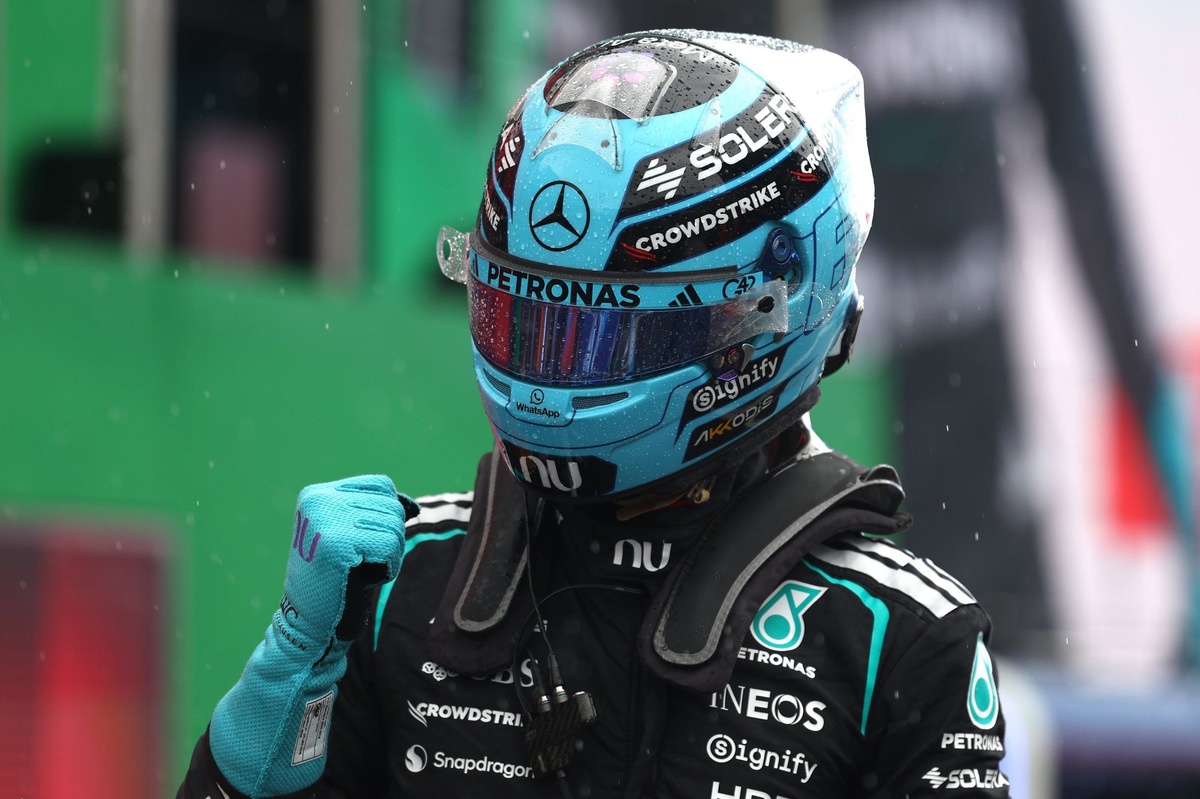 F1 Dutch GP: George Russell shines in the sprint race while Kimi Antonelli misses the podium