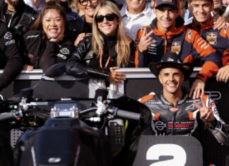 Óscar Gutiérrez en la Harley-Davidson Bagger World Cup
