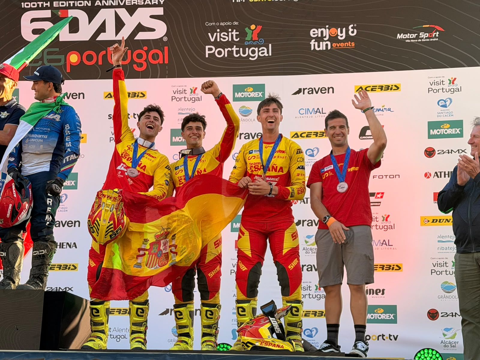 Equipo de España en los 6DAYS 2026