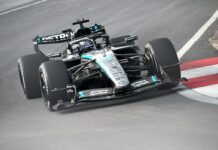 George Russell sets the best time in the free practice of the Singapore GP