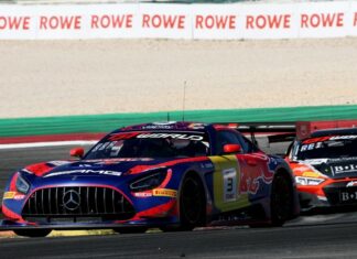 Max Verstappen penalized for a crash during FP1 at the end of GTWC in Portimao