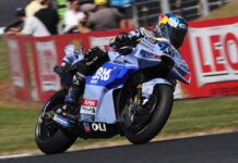 Incident between Alex Marquez and Marco Bezzecchi during the Australian Grand Prix practice