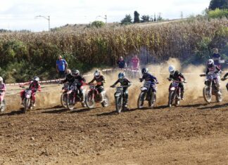Cinquena prova del Campionat de Catalunya de Motocròs de Nens i Femení a Almacelles