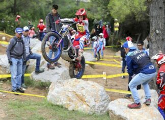 Pilot en acció al Trial de Nens de Castellví de Rosanes 2026